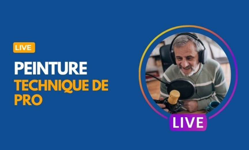Session live peinture techniques professionnelles