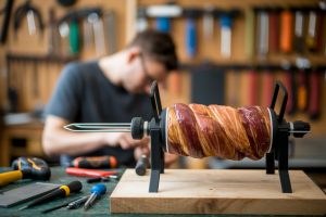 Plan pour fabriquer tourne broche méchoui : Fabriquer soi-même un tournebroche électrique