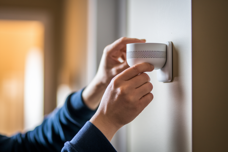 gros-plan-mains-detecteur-mouvement-mur
