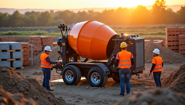 Petit terrassement et murets de clôture : comment choisir sa bétonnière professionnelle ?