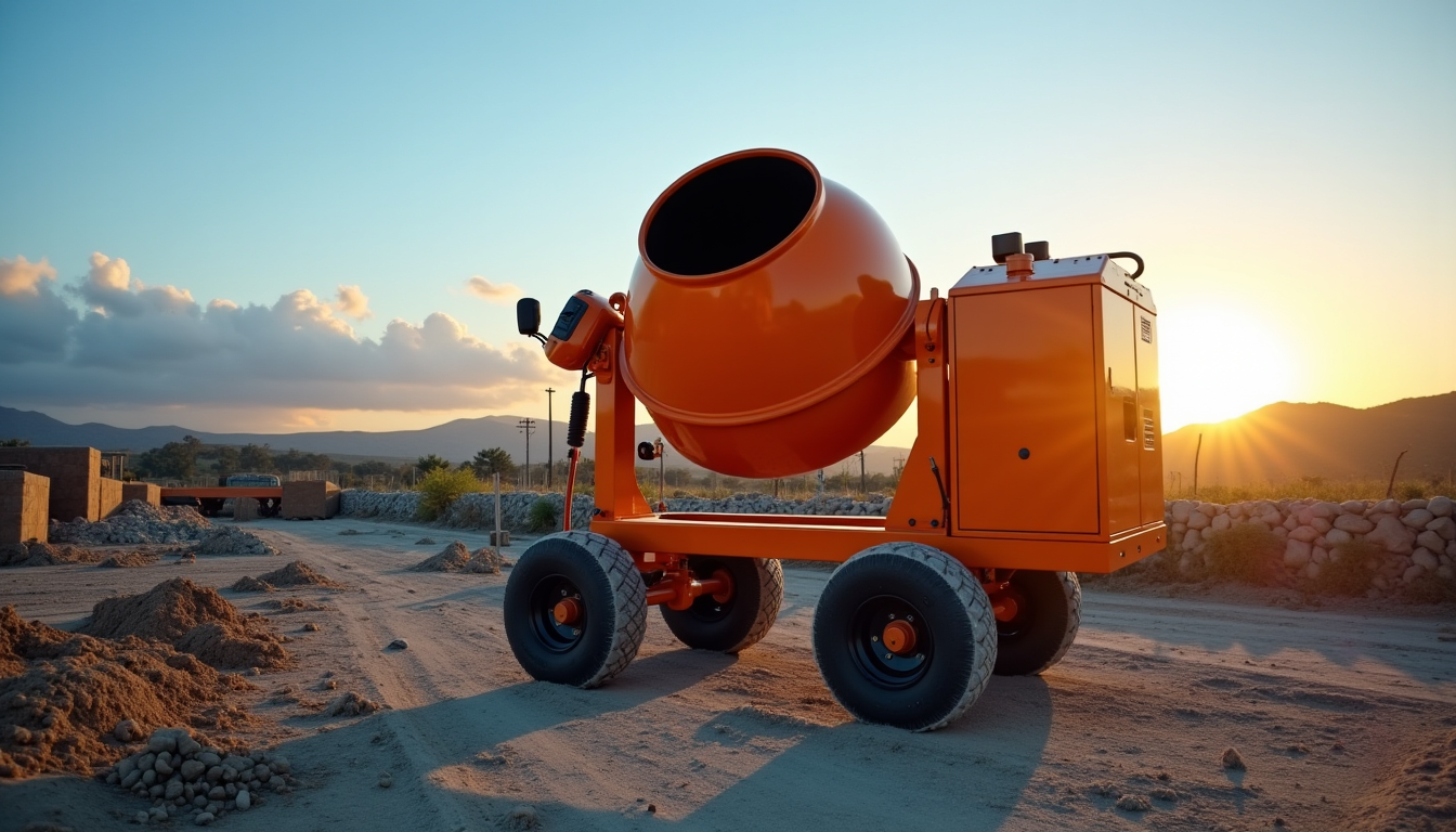 Illustration : au-delà de la performance pure, la facilité d'utilisation — petit terrassement et murets de clôture : comment choisir sa bétonnière professionnelle ?